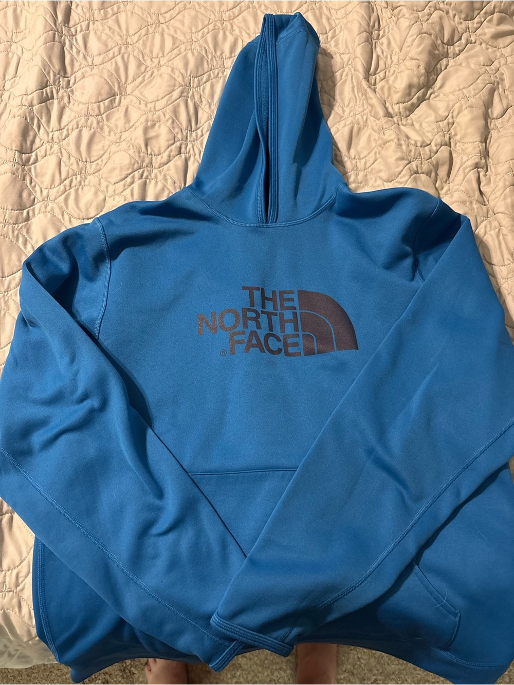 The North Face Men's Bright Blue Logo Hoodie